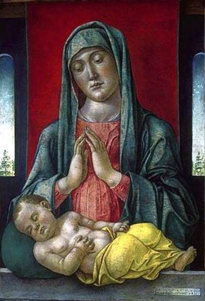 Bartolomeo Vivarini Madonna and Child Germany oil painting art